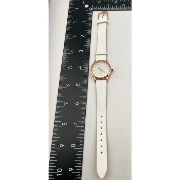 Minimalist Womens Bijou Brigitte Watch 27mm Rose Gold New Battery Adjustable - Picture 8 of 9